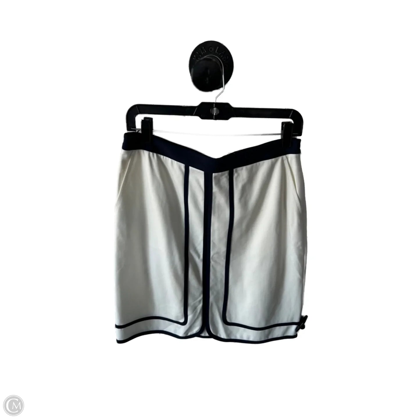 Skirt Mini & Short By J Mclaughlin In Blue & Cream, Size: 6