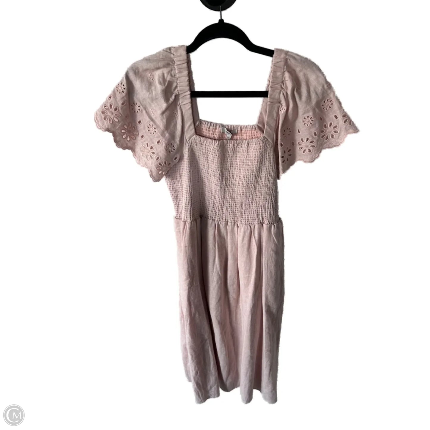 Dress Casual Midi By Madewell In Pink, Size: M