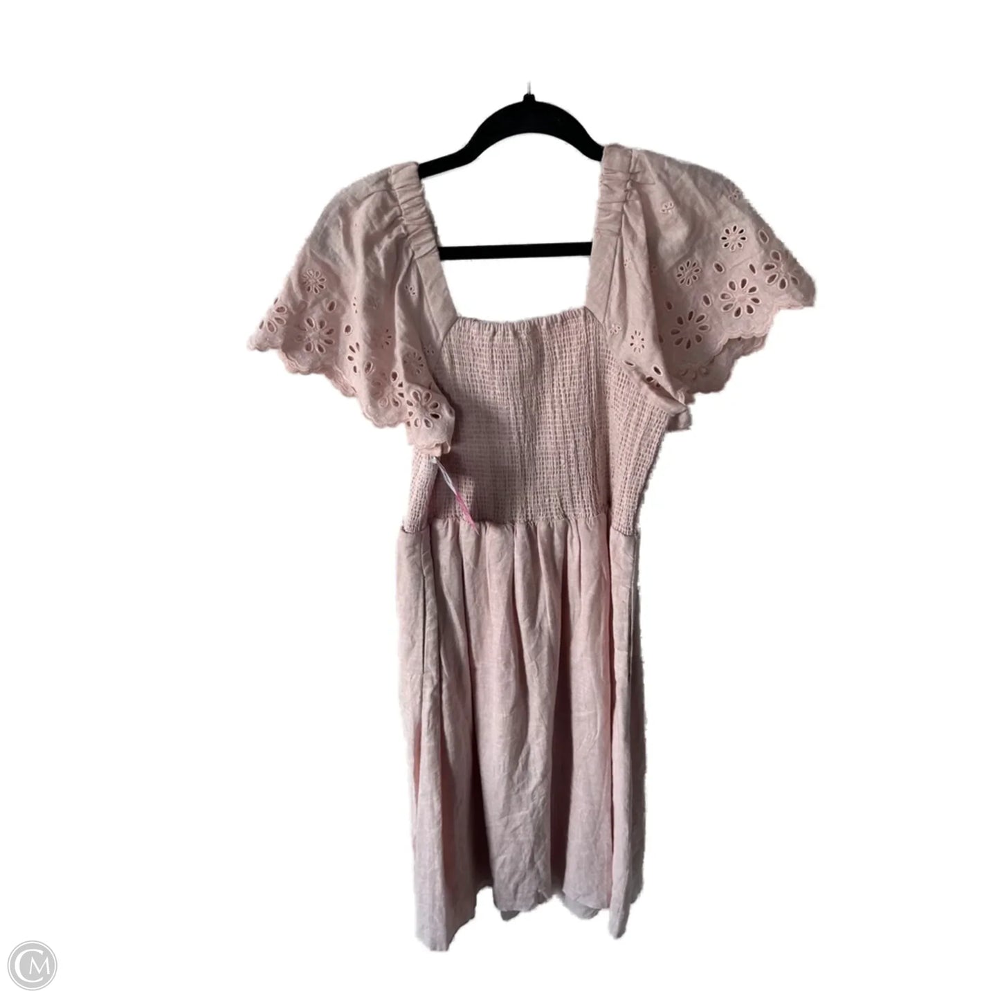 Dress Casual Midi By Madewell In Pink, Size: M