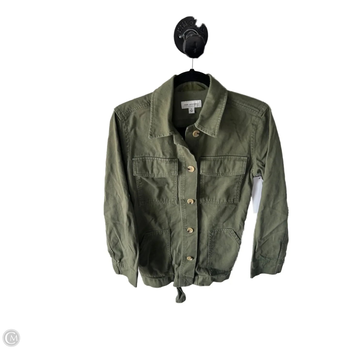 Jacket Other By Free Assembly In Green, Size: S