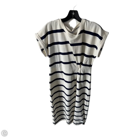 Dress Casual Midi By Tommy Bahama In Blue & Cream, Size: S