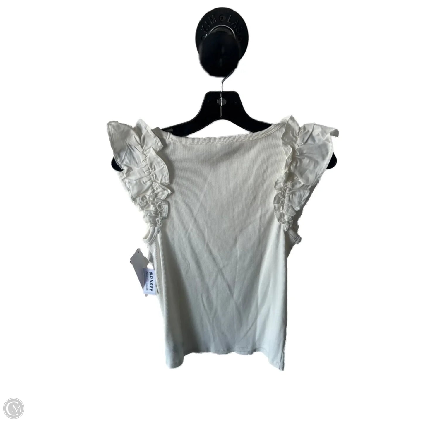 Top Sleeveless By Old Navy In Cream, Size: M