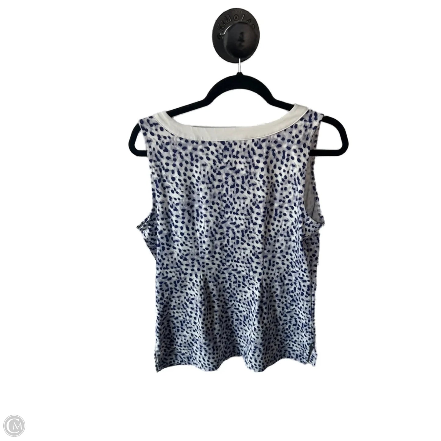 Top Sleeveless By Tommy Bahama In Blue & White, Size: S