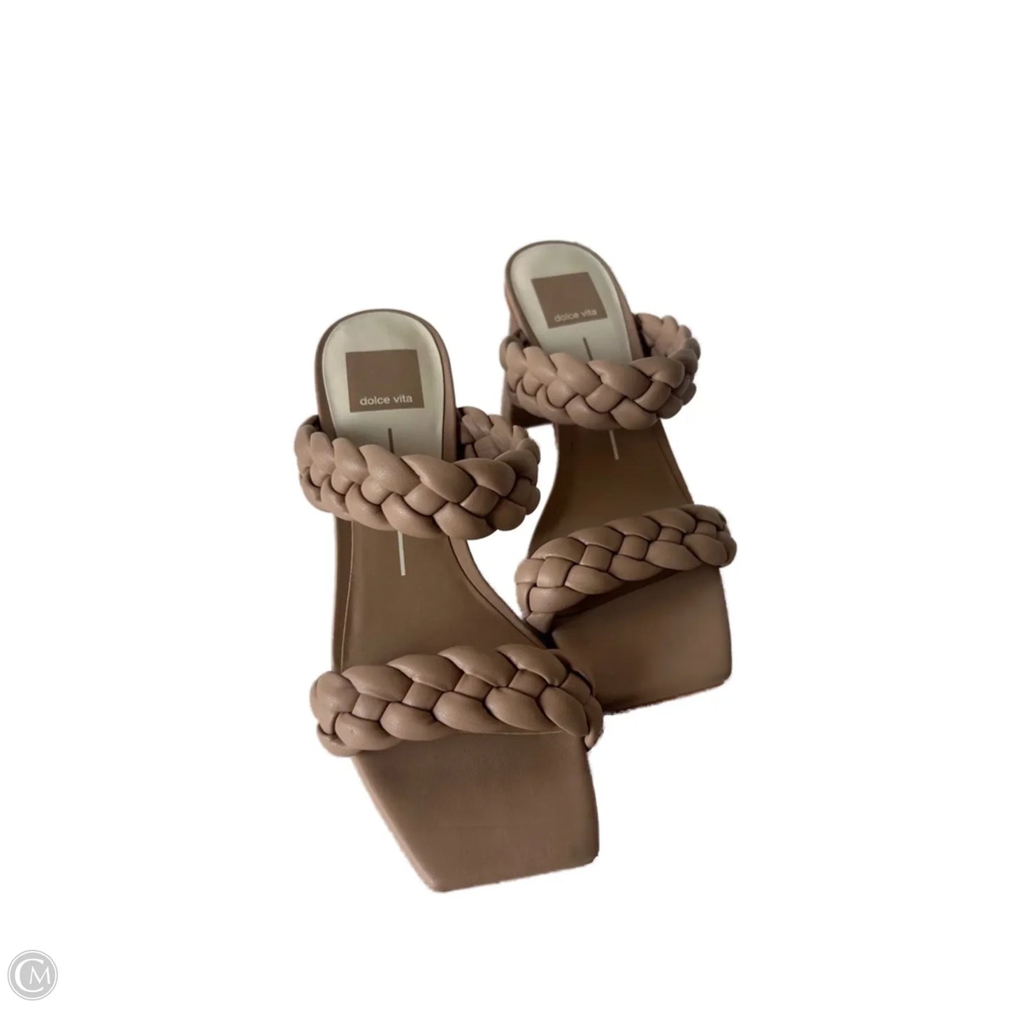 Sandals Heels Block By Dolce Vita In Tan, Size: 7