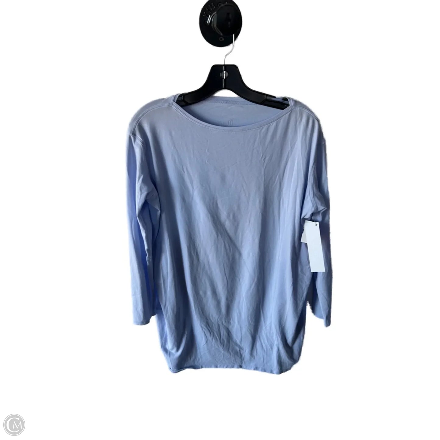 Athletic Top Long Sleeve Crewneck By Lululemon In Blue, Size: Xl