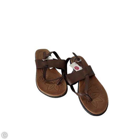 Sandals Flats By Born In Brown, Size: 9