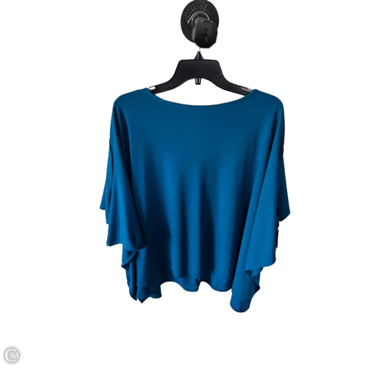 Top 3/4 Sleeve By Alfani In Blue, Size: M