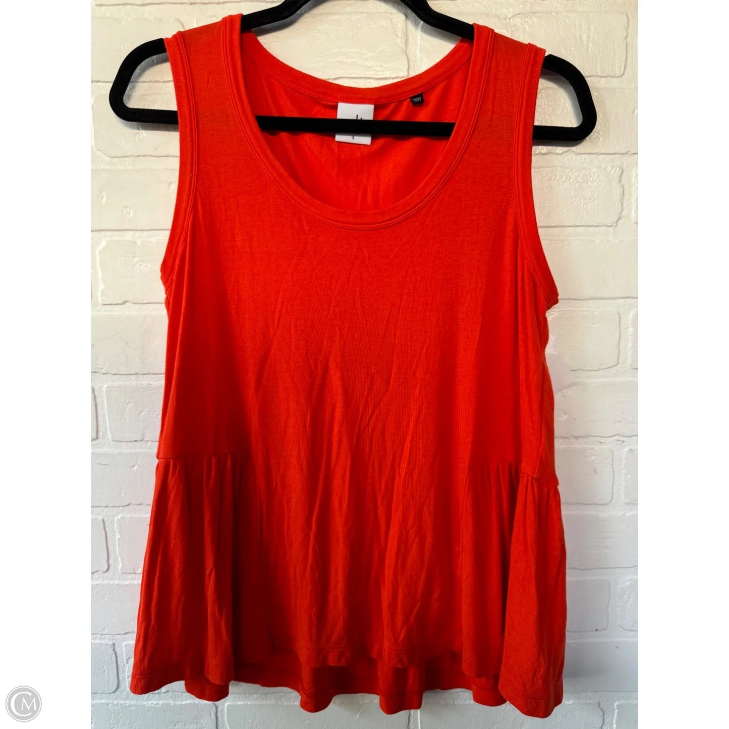 Top Sleeveless By Cabi In Orange, Size: S