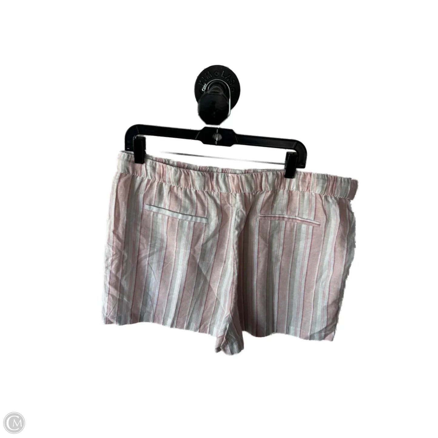 Shorts By Clothes Mentor In Pink & White, Size: Xl