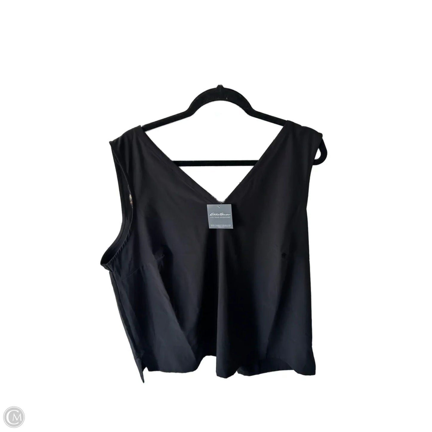 Top Sleeveless By Eddie Bauer In Black, Size: Xxl