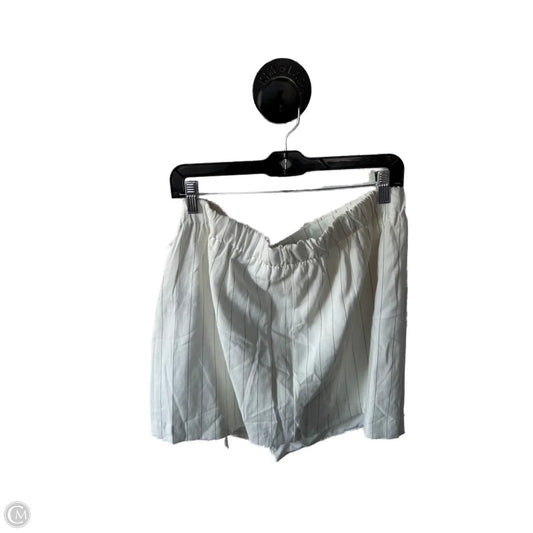 Skirt Mini & Short By Maison Damelie In Black & White, Size: 16