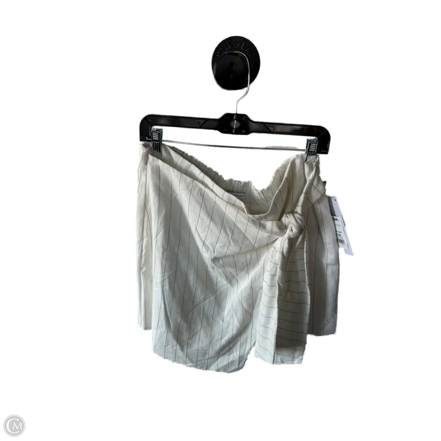 Skirt Mini & Short By Maison Damelie In Black & White, Size: 16