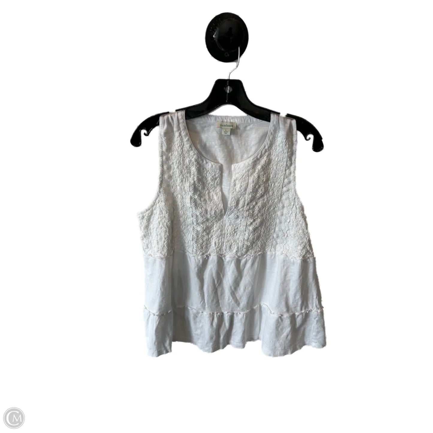 Top Sleeveless By Sundance In White, Size: L