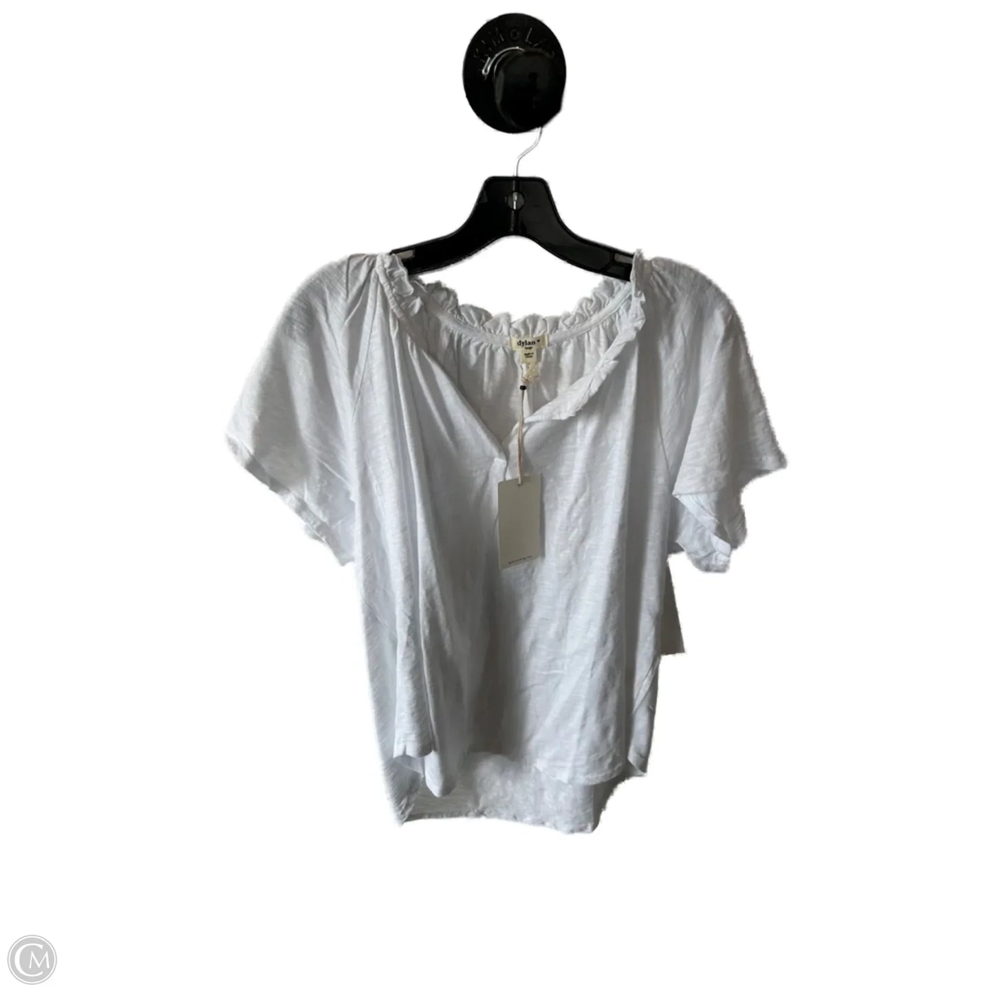 Top Short Sleeve By Dylan In White, Size: L