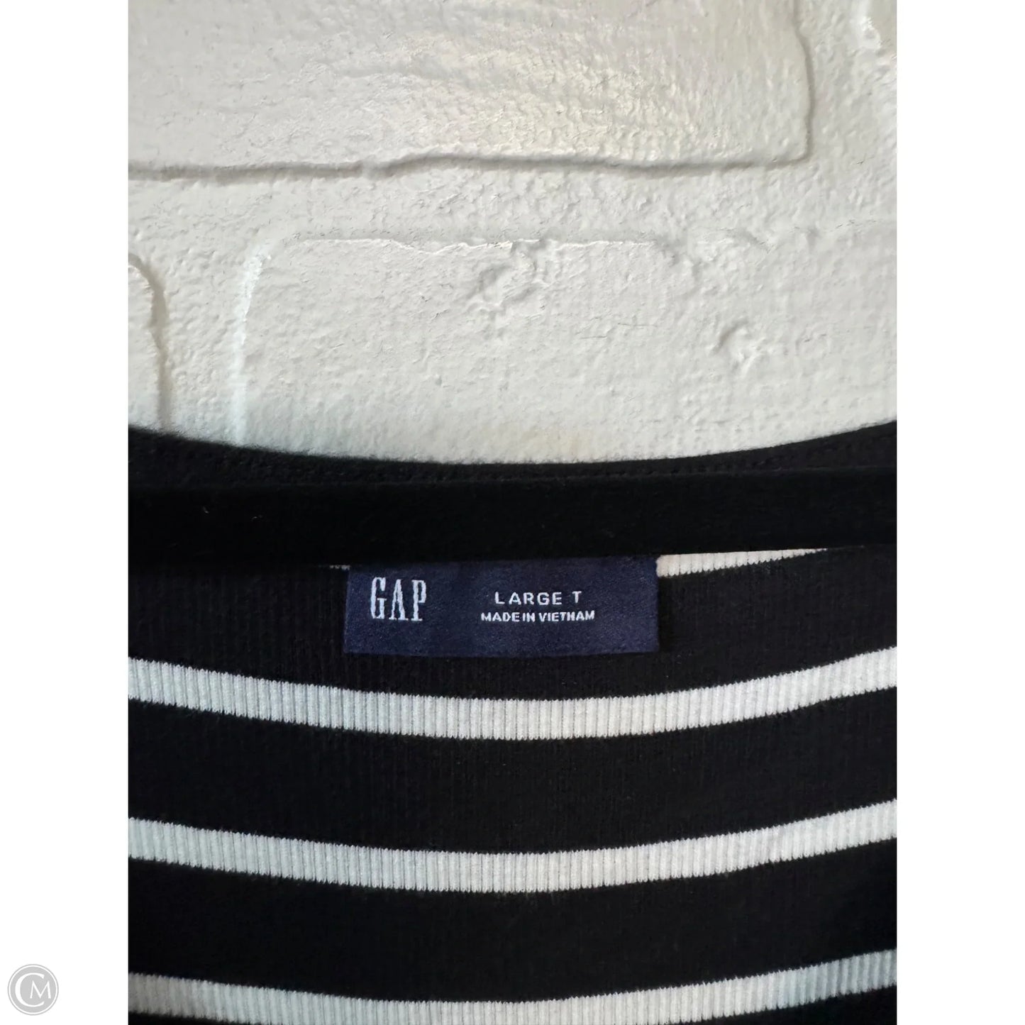 Dress Casual Maxi By Gap In Black & White, Size: L