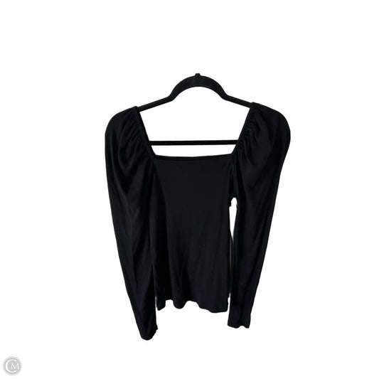 Top Long Sleeve By Bobi In Black, Size: Xs