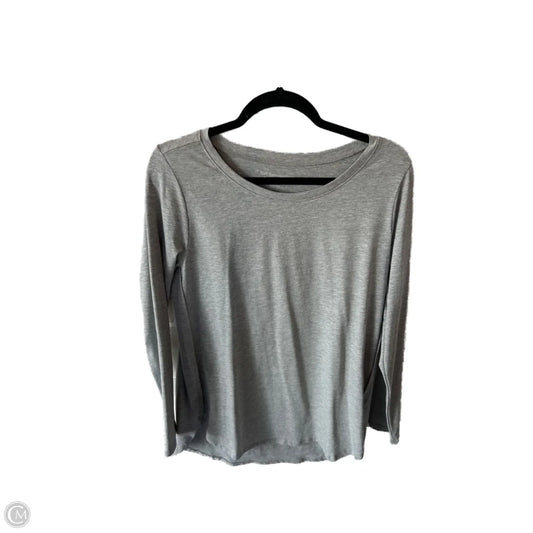 Top Long Sleeve Basic By Soft Surroundings In Grey, Size: M