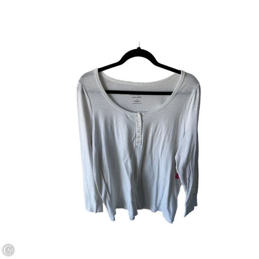 Top Long Sleeve By Torrid In White, Size: L