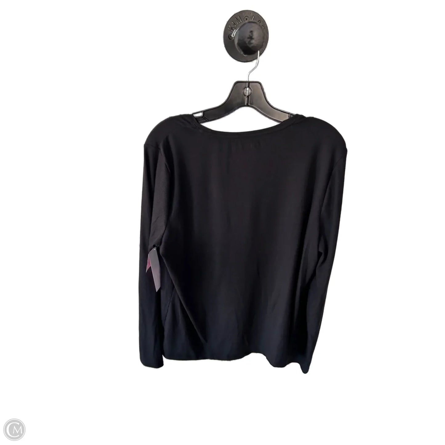 Top Long Sleeve By Nine West Apparel In Black, Size: Xl