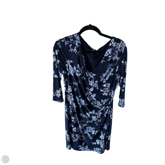 Dress Work By Lauren By Ralph Lauren In Blue, Size: 14