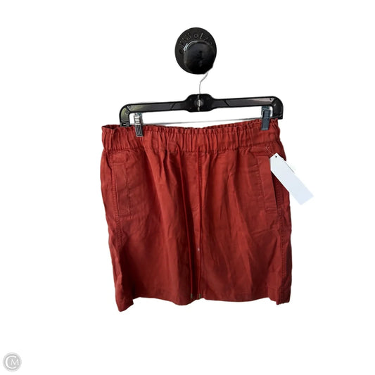 Skirt Mini & Short By Loft In Orange, Size: 8
