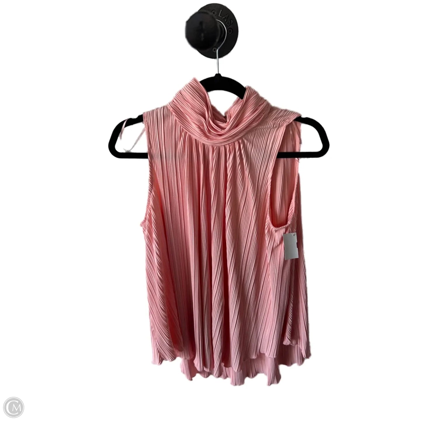 Top Sleeveless By Joseph A. In Peach, Size: L
