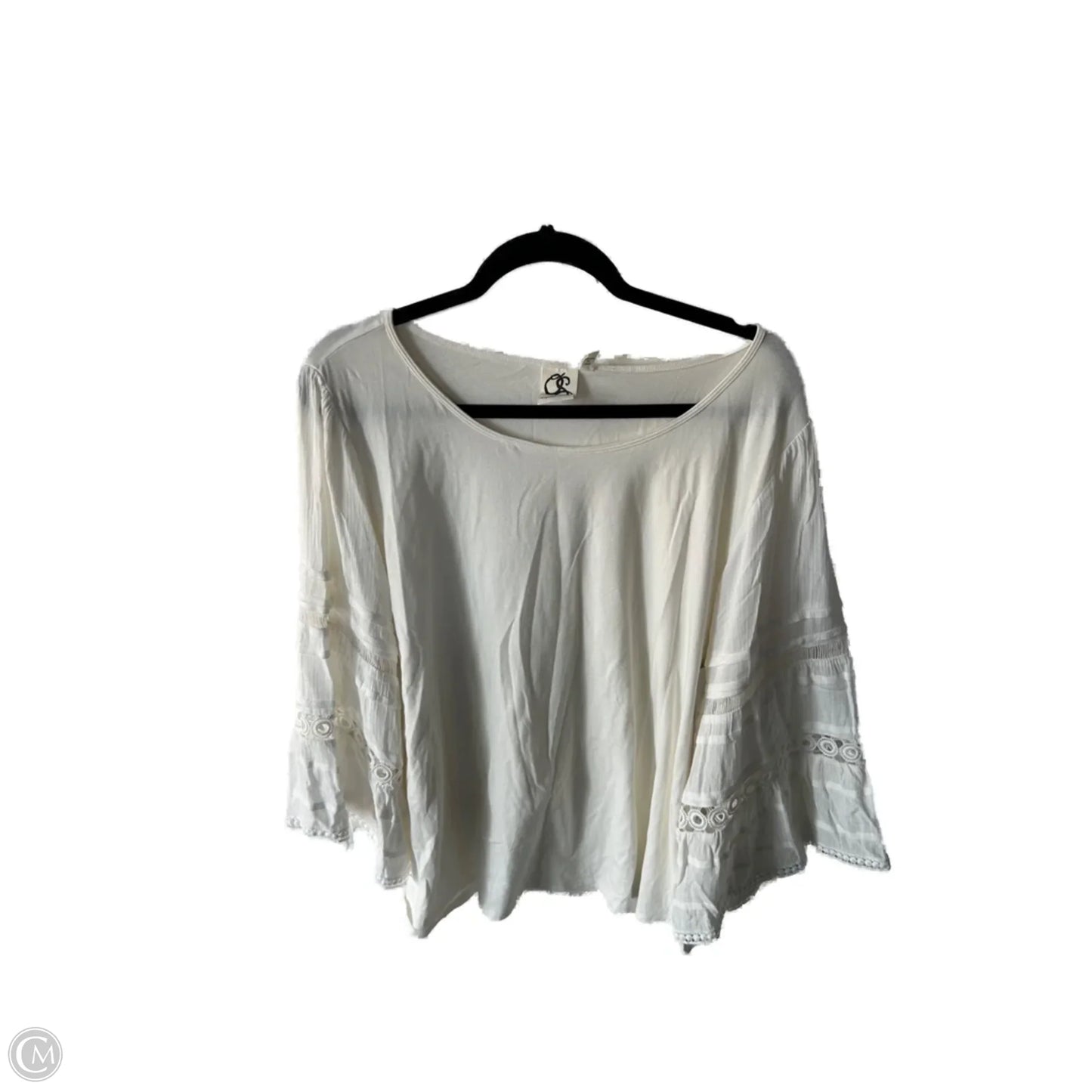 Top Long Sleeve By One September In Cream, Size: Xl