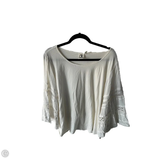 Top Long Sleeve By One September In Cream, Size: Xl