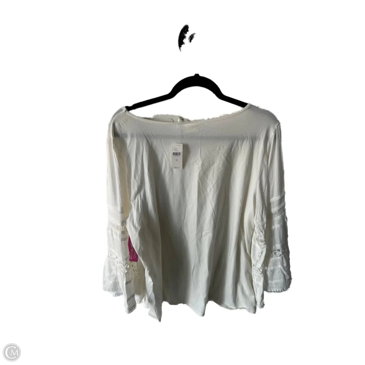 Top Long Sleeve By One September In Cream, Size: Xl