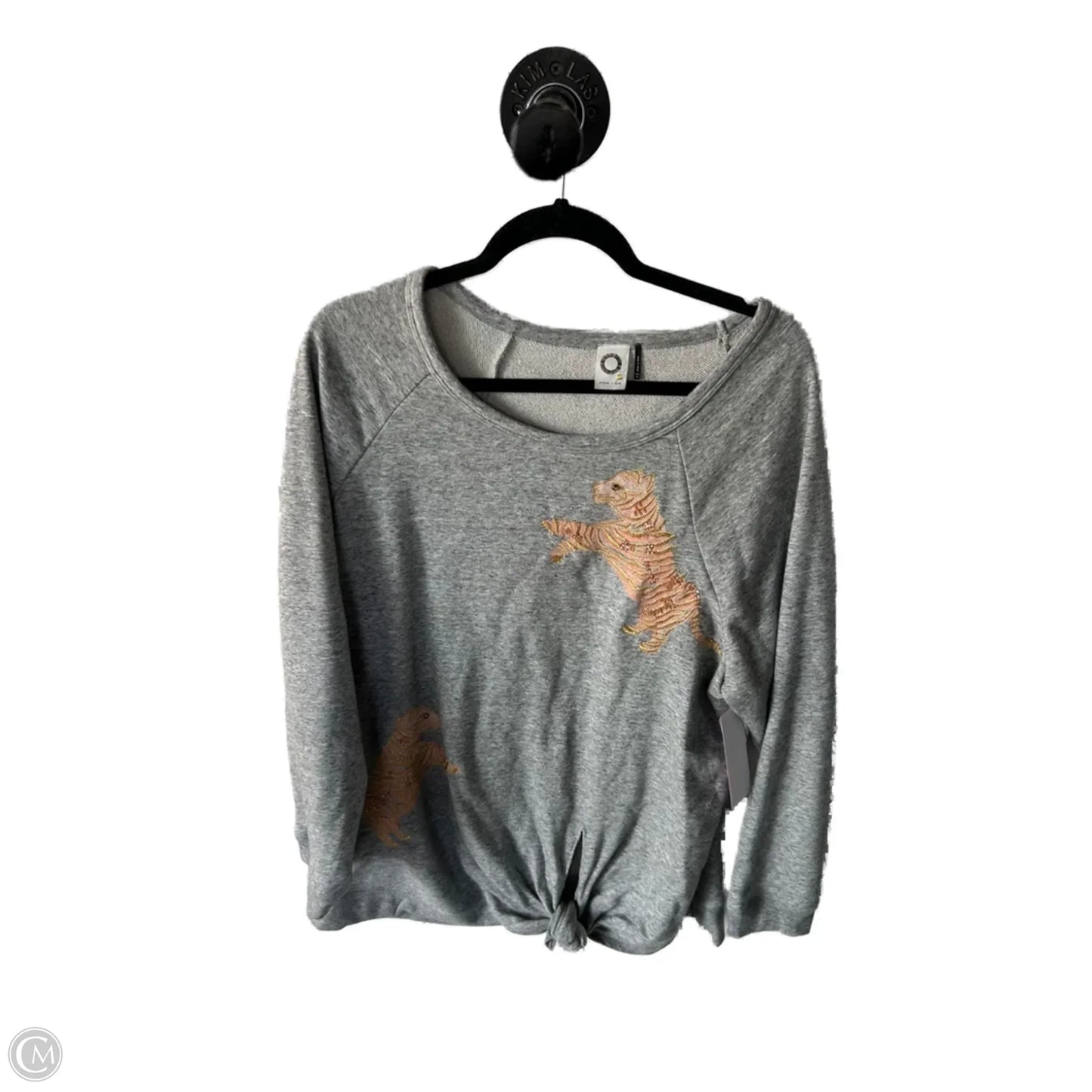 Sweatshirt Crewneck By Akemi And Kin In Grey, Size: L