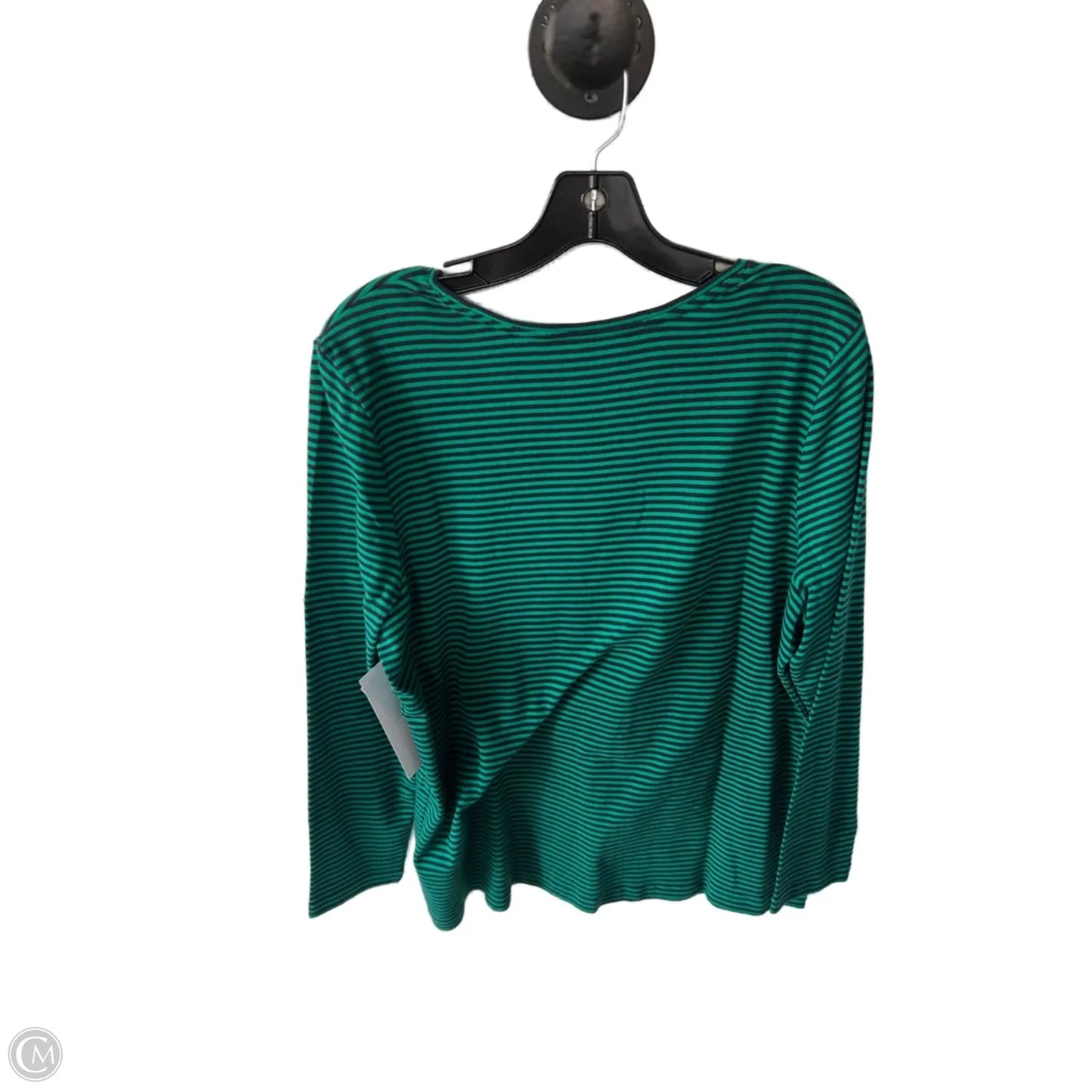 Top Long Sleeve Basic By Talbots In Blue & Green, Size: 20