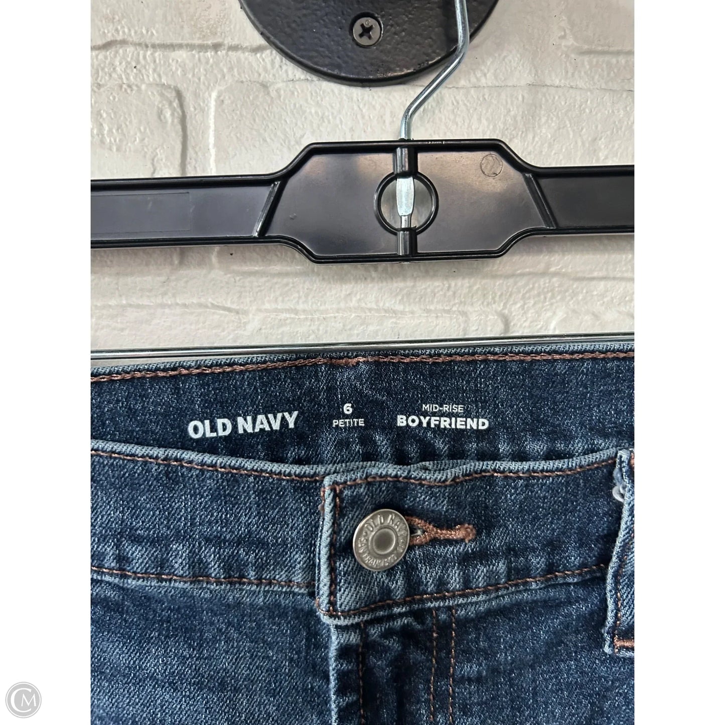 Jeans Boyfriend By Old Navy In Blue Denim, Size: 6p