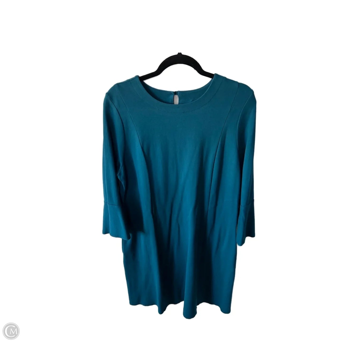 Dress Casual Midi By J. Jill In Blue, Size: L