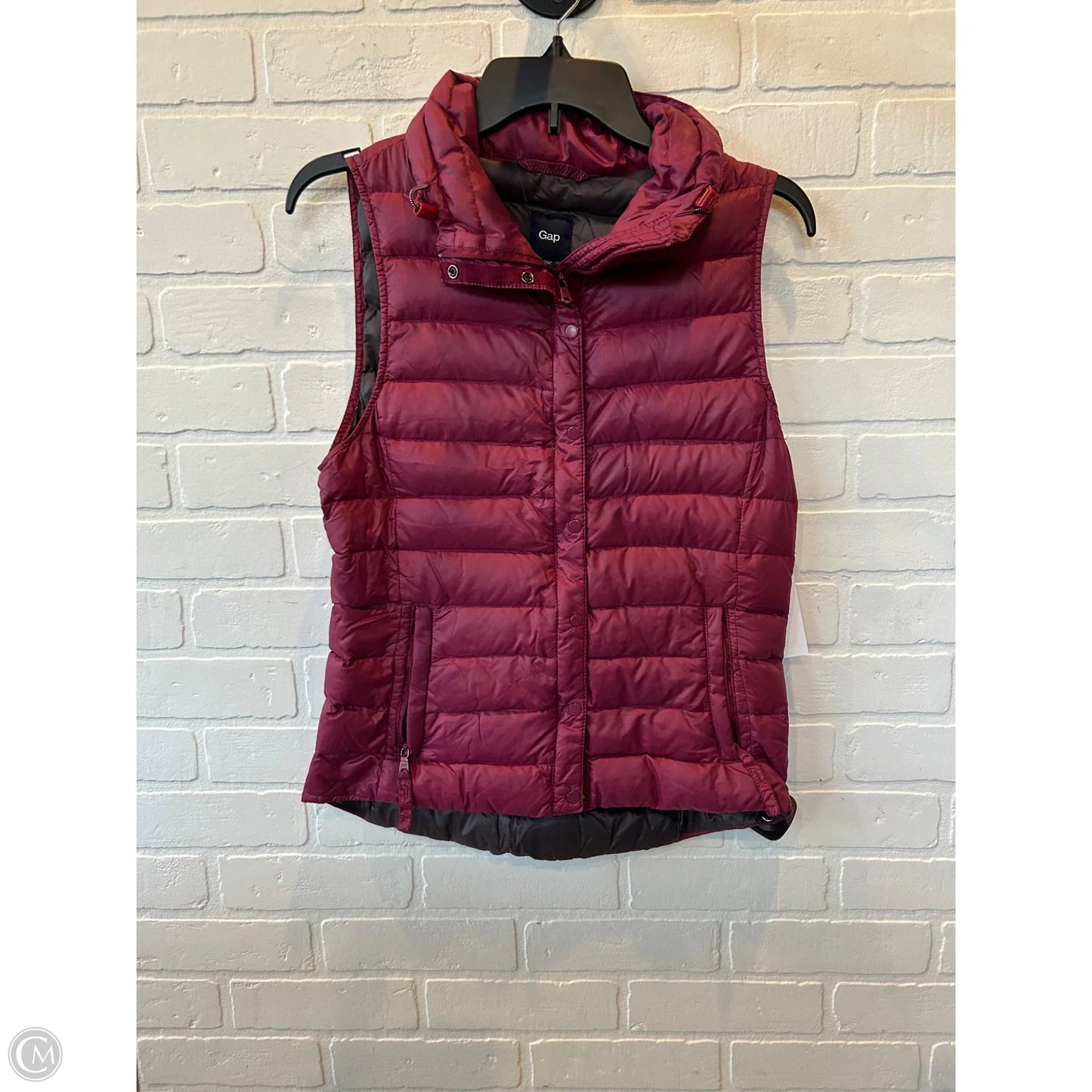 Vest Puffer & Quilted By Gap In Pink, Size: S