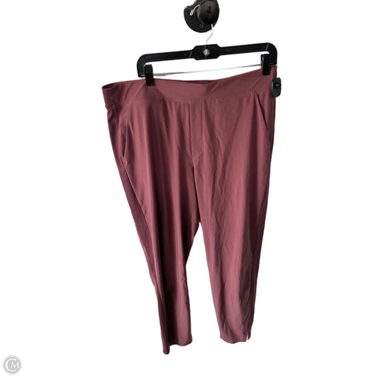 Athletic Pants By Athleta In Pink, Size: 16