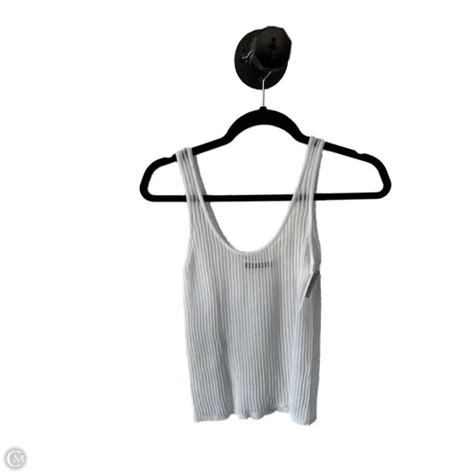Tank Top By Zara In White, Size: M