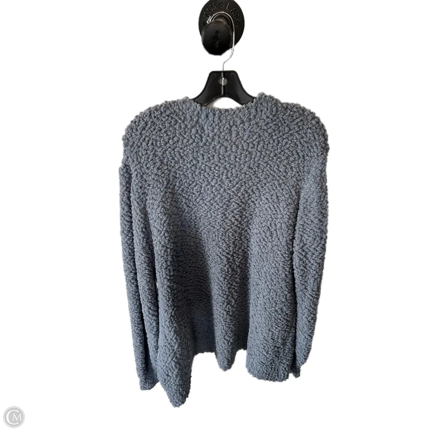 Sweater Cardigan By Zenana In Blue, Size: 1x
