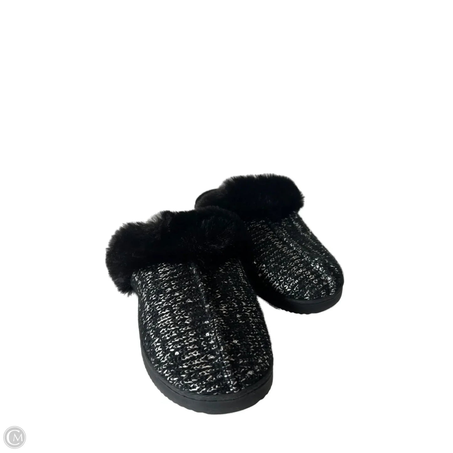 Slippers By Kelly And Katie In Black & White, Size: 9