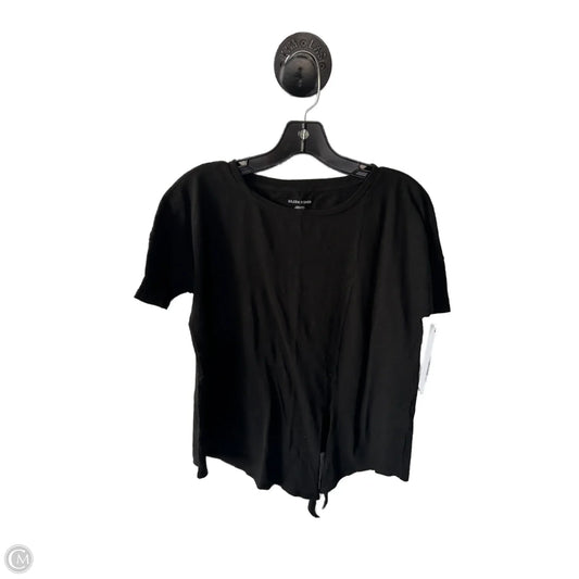 Top Short Sleeve Basic By Eileen Fisher In Black, Size: Xxs
