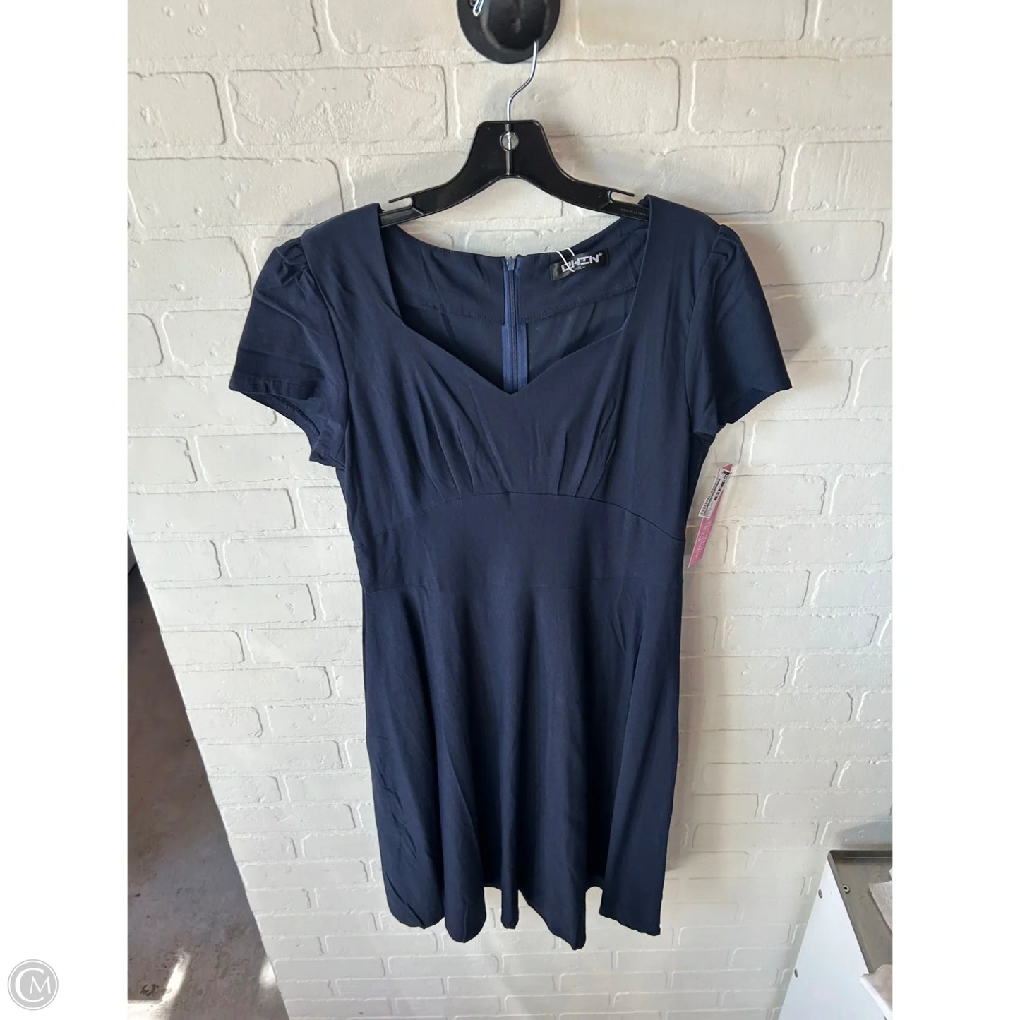 Dress Casual Midi By Cme In Blue, Size: Xl