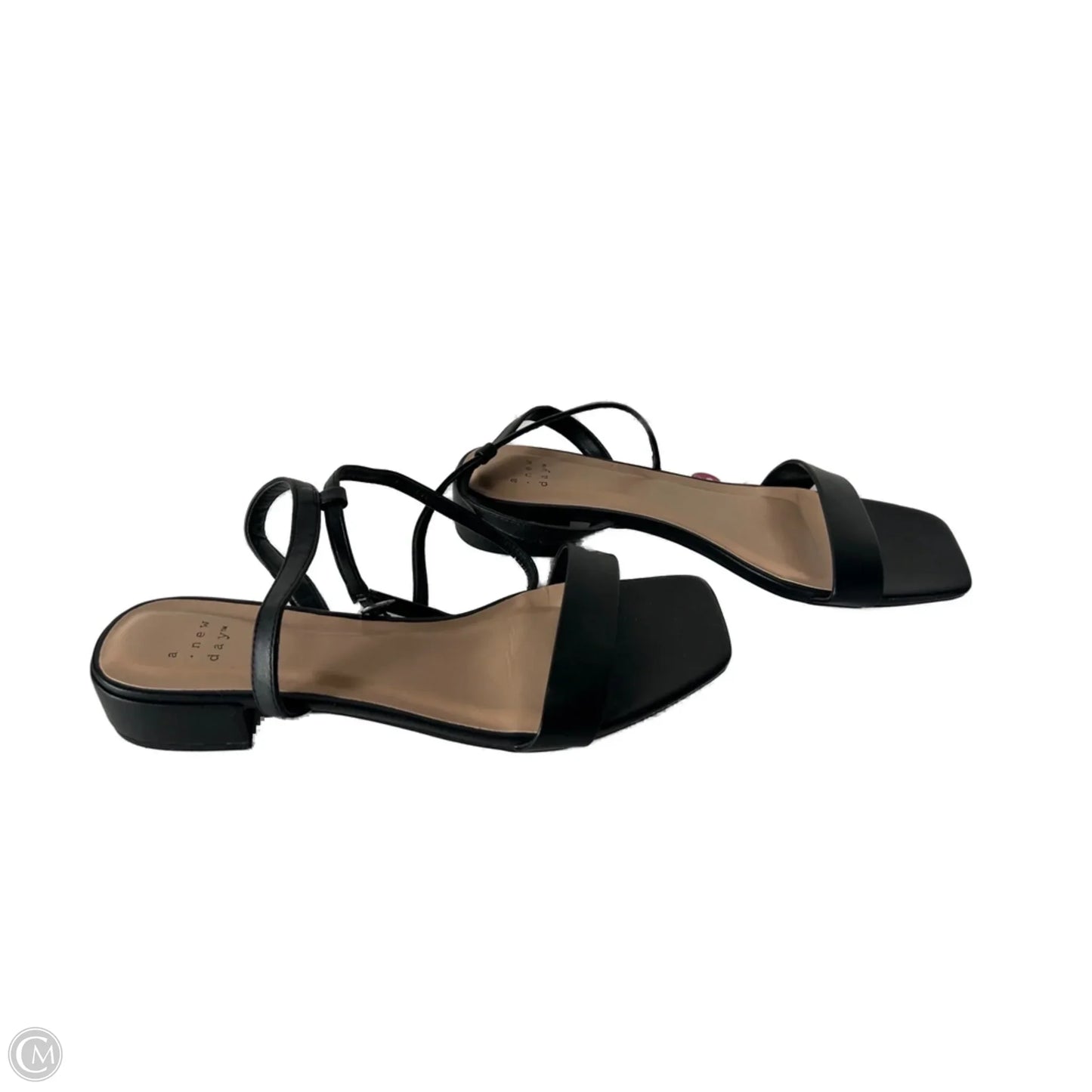 Sandals Flats By A New Day In Black, Size: 10