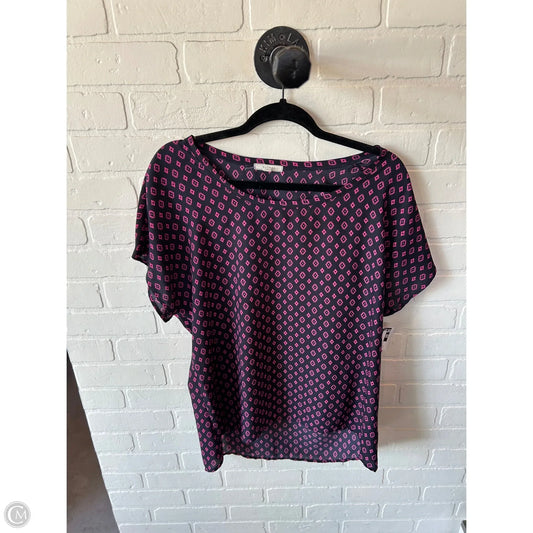 Top Sleeveless By Pleione In Blue & Pink, Size: M