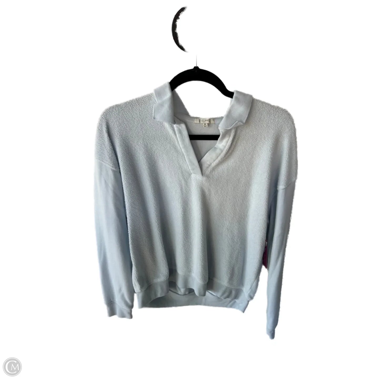 Sweatshirt Collar By Z Supply In Blue, Size: Xs