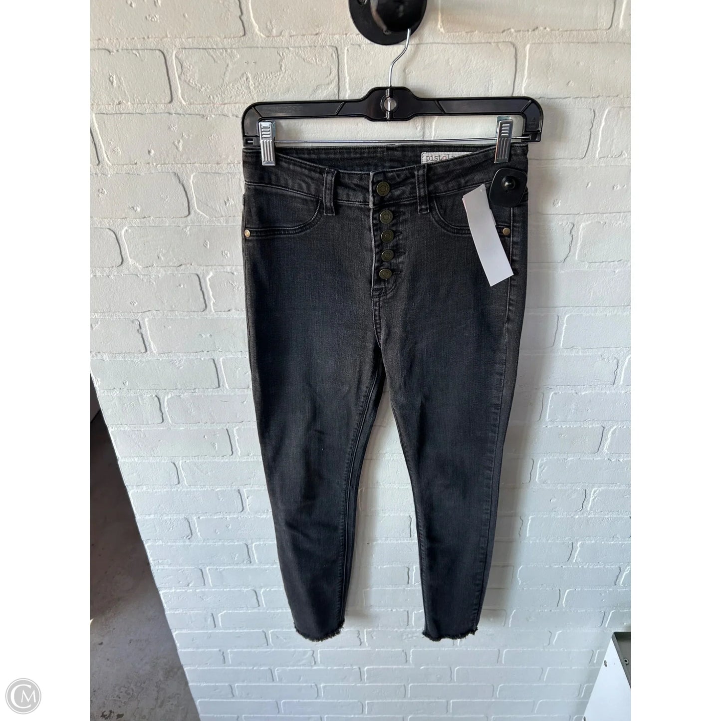 Jeans Skinny By Pistola In Black Denim, Size: 2