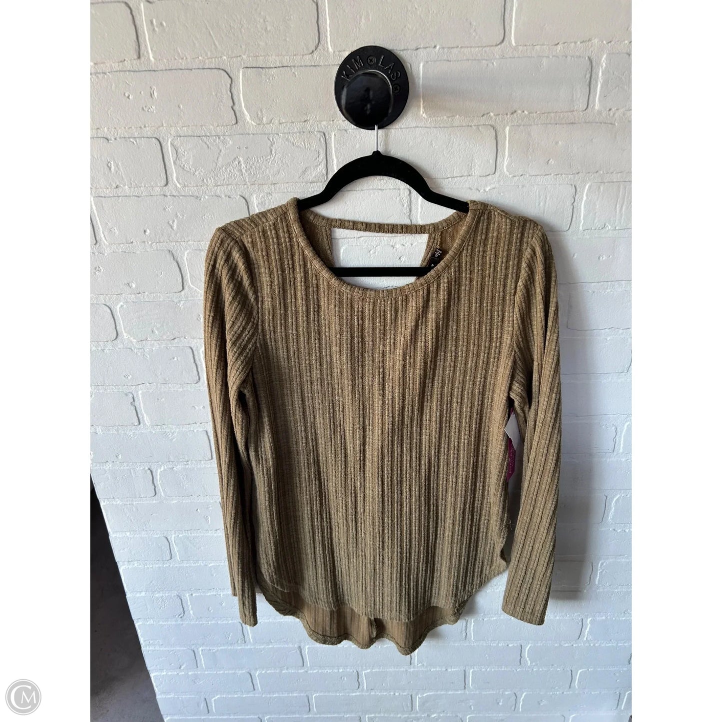 Top Long Sleeve By Doe & Rae In Green, Size: S