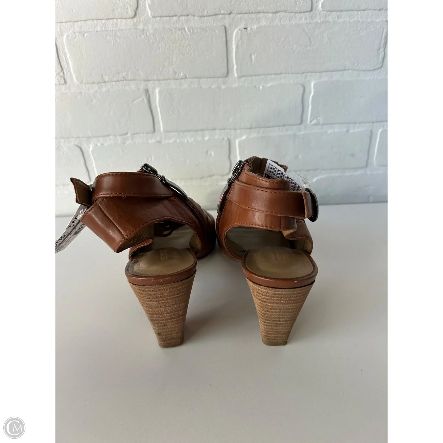 Shoes Heels Block By Cmc In Brown, Size: 9.5