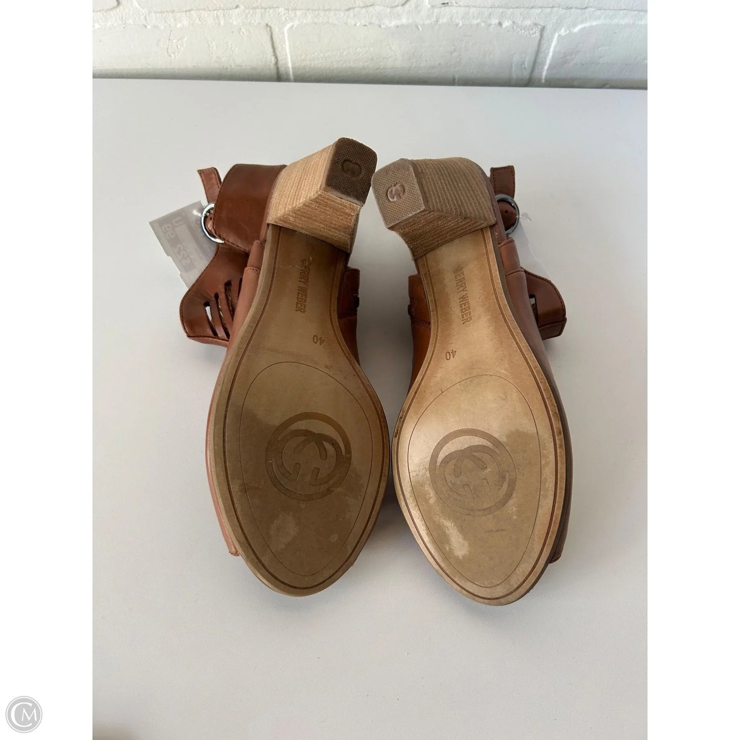 Shoes Heels Block By Cmc In Brown, Size: 9.5