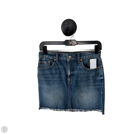 Skirt Mini & Short By Lucky Brand In Blue Denim, Size: 2