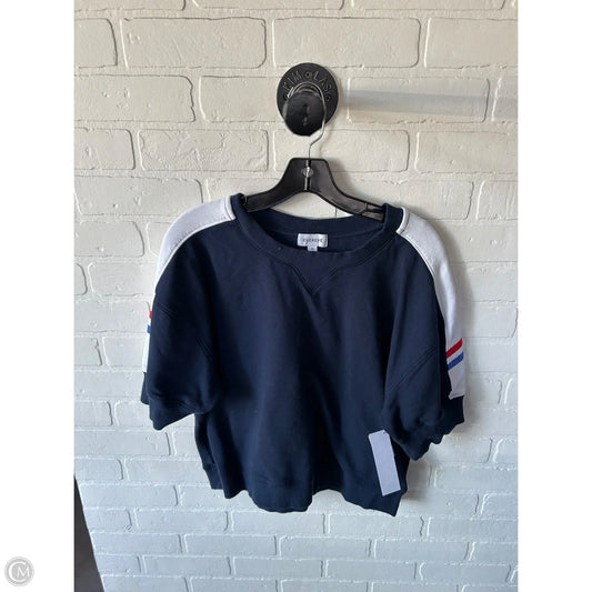 Sweatshirt Crewneck By Evereve In Blue & Red & White, Size: Xl