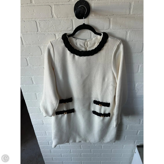 Dress Work By Clothes Mentor In Black & Cream, Size: M